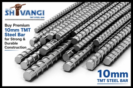 Indore, Materials, Buy Premium 10mm TMT Steel Bar For Strong & Durable Construction