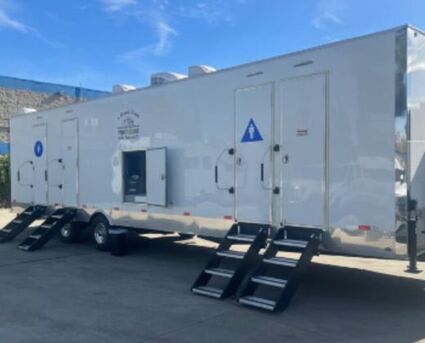 Los Angeles, Cleaning, A Royal Flush | Bathroom Trailer Rental Service | Event Restroom Trailer Rental In CA
