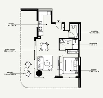 Dubai, Real Estate For Sale, AED 800000,  1 BR,  1200 Sq. Feet,  RARE INVESTMENT OPPORTUNITY