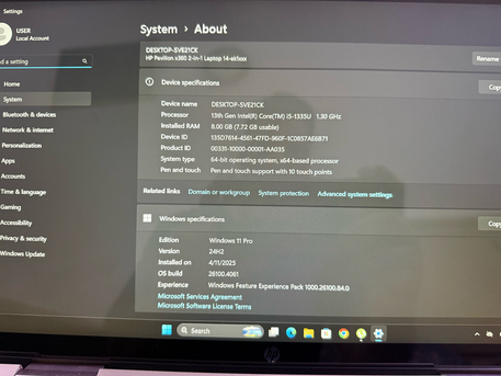 Riyadh, Computers, SAR 1850,  HP Pavilion Touch Screen Laptop Like New And N Complete