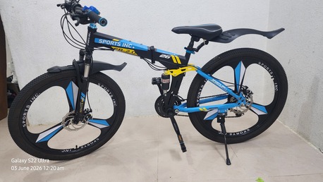 Abha, Bicycles, SAR 500,  Sports Inc. FR-2.0 Full-Suspension Foldable Bike (26