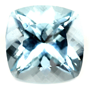 New York, Jewelry, USD 1579,  3.90 Cts. Natural Aquamarine Stone Cushion, AAA Quality