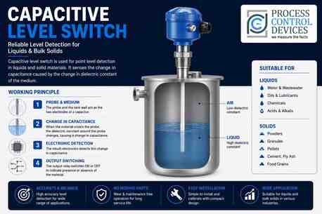 Mumbai, Industrial Machinery, How Does A Capacitive Level Switch Detect Levels?