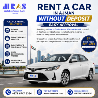 Ajman, Automotive, Rent A Car In Ajman Without Deposit | Easy Approval