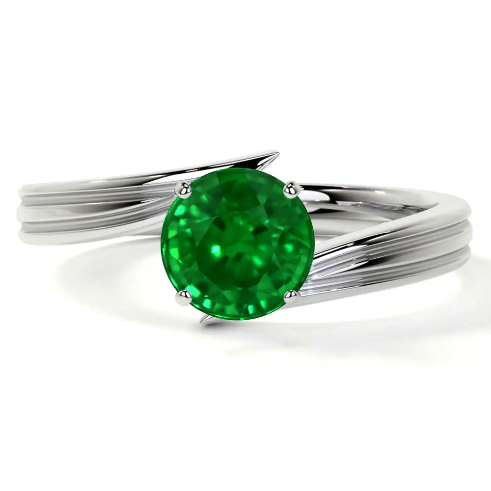 New York, Jewelry, USD 1234,  Buy GemsNY Lab Grown Emerald Engagement Ring &ndash; 0.5cts