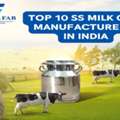 INR 100,  SS Milk Cans Exporter & Dairy Equipment Supp