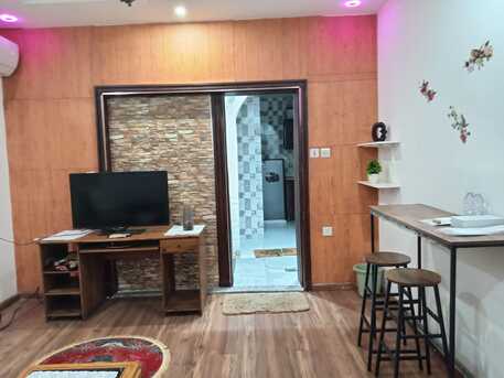 Salamah, Apartments, Flats, Houses & Villas, SAR 2300/month,  Furnished,  1 BR,  70 Sq. Meter,  Furnished Flat Bedroom And Living Room