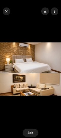Salamah, Apartments, Flats, Houses & Villas, SAR 2300/month,  Furnished,  1 BR,  70 Sq. Meter,  Furnished Flat Bedroom And Living Room