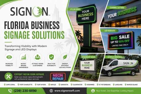 New York, Business, Florida Sign Company &ndash; Custom Signs, LED Displays, Pylon Signs & Sign Repair Services