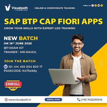 Hyderabad, Lessons Offered, SAP BTP CAP Fiori Apps New Batch For Online Training