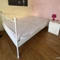 IKEA Iron Bed With Orignal Ikea Mattress 200X160