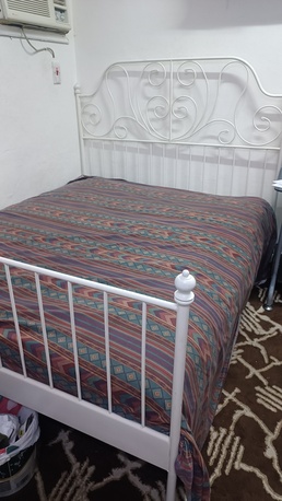Jeddah, Household Items, IKEA Iron Bed With Orignal Ikea Mattress 200X160