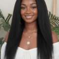 USD 159,  Kinky Straight Human Hair Bundles &ndash; Natural Texture, Stunning Volume