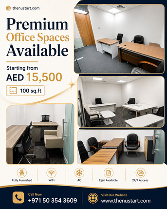 Dubai, Offices, AED 15500,  Furnished Office Space In Dubai With Ejari Available