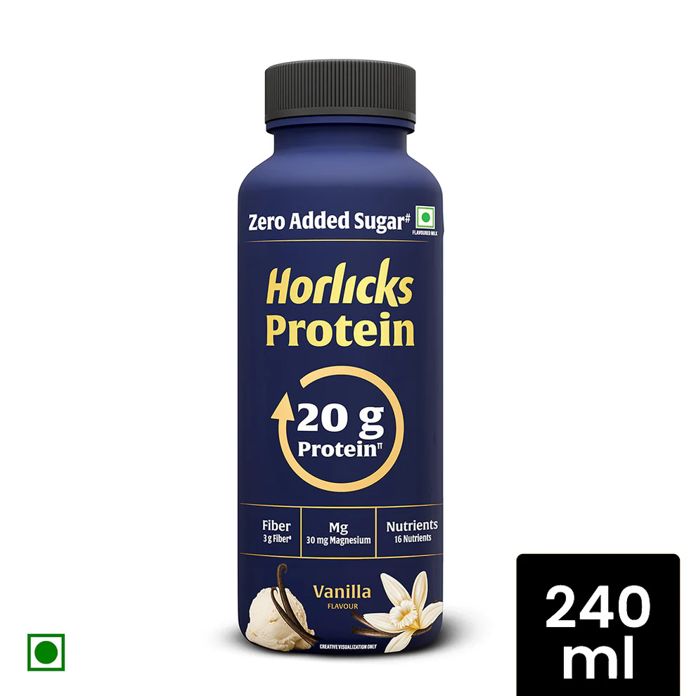 Mumbai, Food, INR 684,  Power Up Your Day With Horlicks Protein Vanilla Shake!