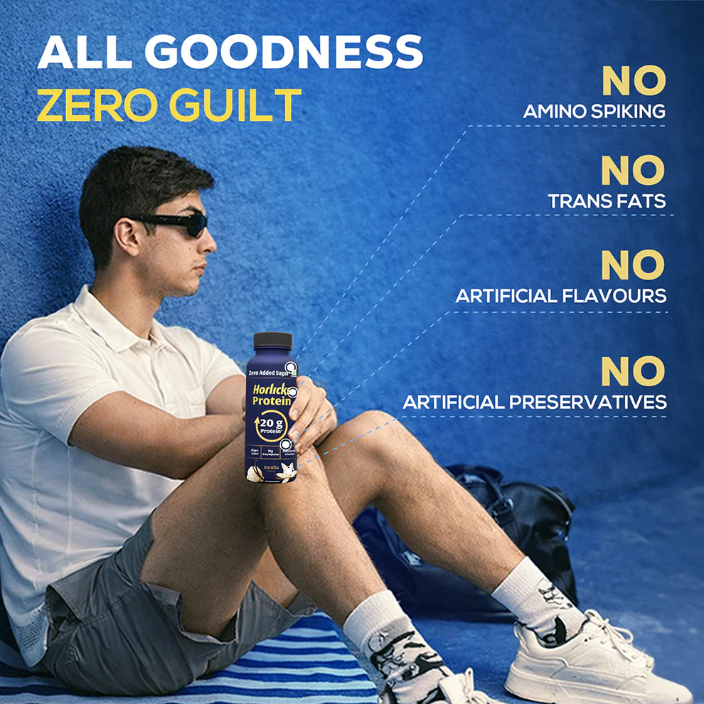 Mumbai, Food, INR 684,  Power Up Your Day With Horlicks Protein Vanilla Shake!