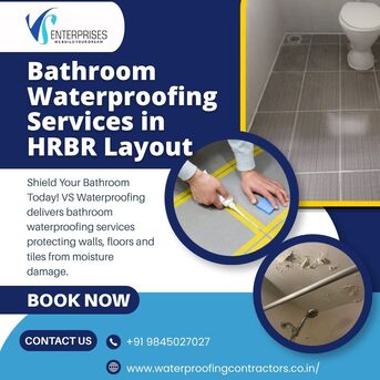 Bangalore, Construction, Bathroom Waterproofing Services In HRBR Layout