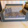 SAR 900,  Sofa 10 Seater / Bed With Free Ikea Coffee Table Like New
