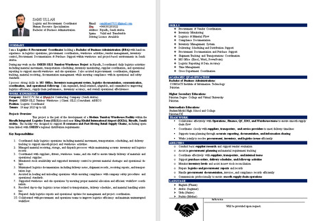 Riyadh, Job Seekers, Logistic And Procurement Coordinator