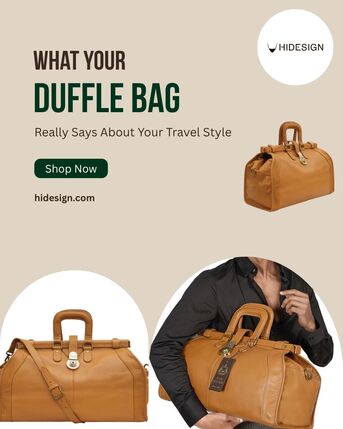Mumbai, Clothing & Accessories, INR 25995,  What Your Duffle Bag Really Says About Your Travel Style