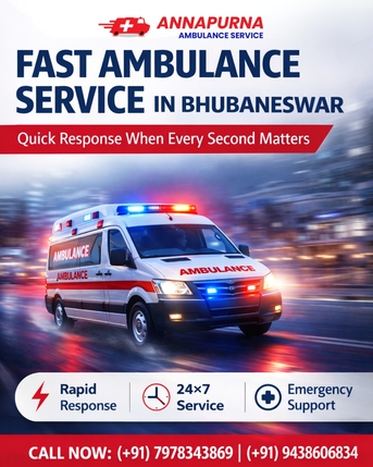 Bhubaneswar, Medical, Easy Available Fast Ambulance Service In Bhubaneswar