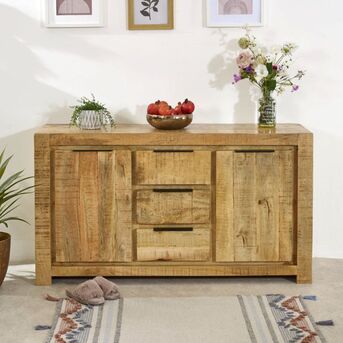 London, Furniture, GBP 479,  Wooden Sideboard UK - Stylish Solid Wood Storage Furniture