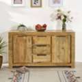 GBP 479,  Wooden Sideboard UK - Stylish Solid Wood Storage Furniture