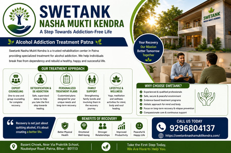 Mumbai, Health, Alcohol Addiction Treatment Patna | Swetank Rehab Centre