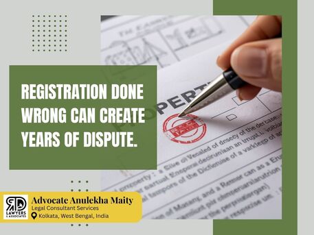 Kolkata, Legal, Advocate Anulekha Maity - Do You Really Need A Lawyer For Property Registration?
