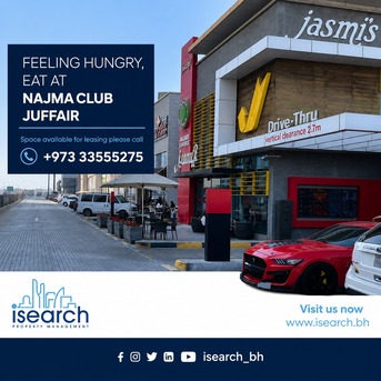 Juffair, Shops, BHD 1800,  136 Sq. Meter,  Prime Shell & Core Shops For Rent At Najma Walk, Juffair
