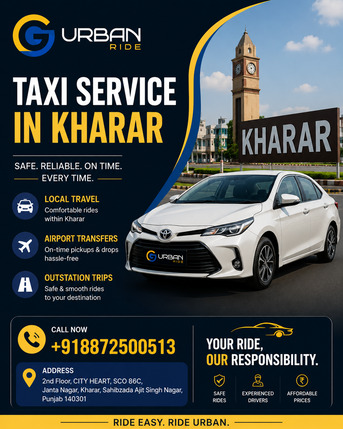 Chandigarh, Travel, 24/7 Taxi Service In Kharar For Every Journey