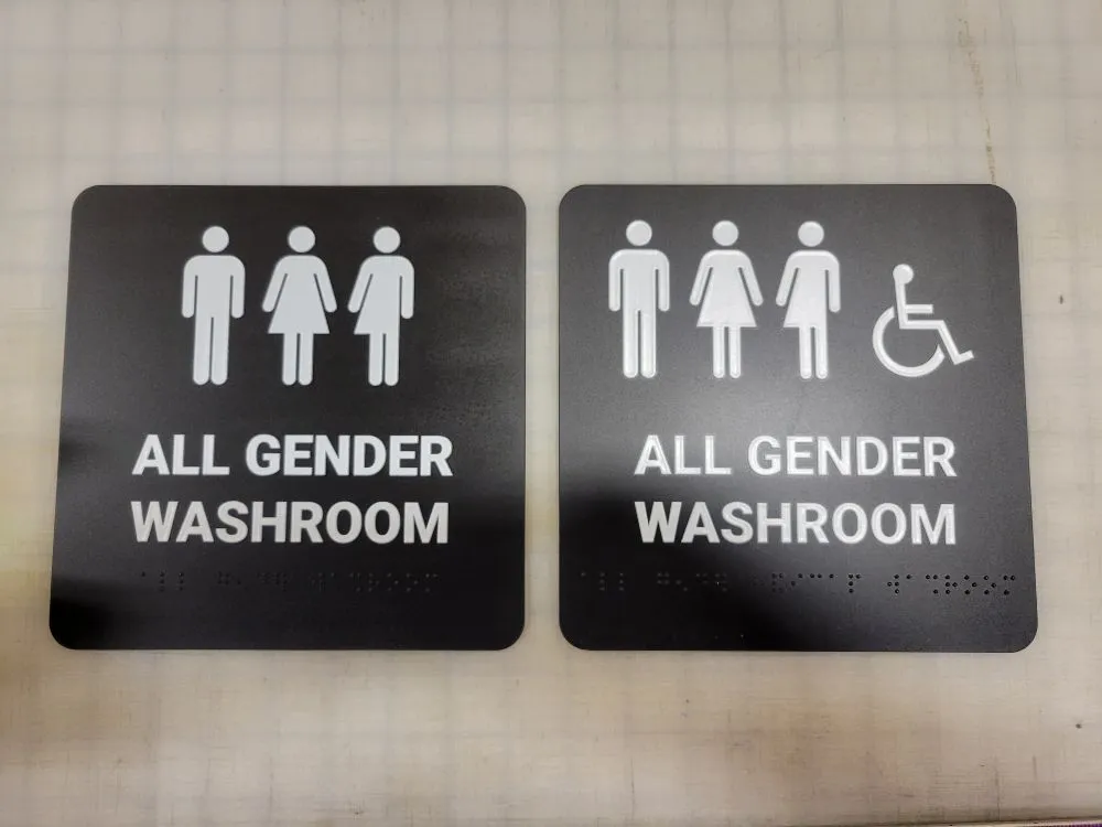New York, Business, ADA Braille And Tactile Accessibility Signs In Vancouver