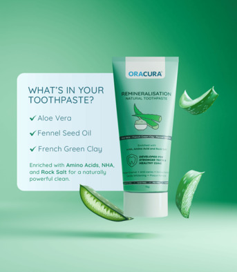 Navi Mumbai, Health & Beauty Items, INR 187,  Oracura Best Natural Toothpaste For Healthy Teeth And Gums