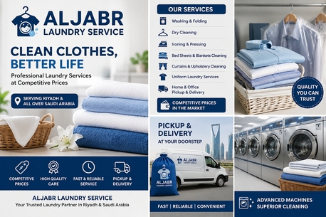 Riyadh, Delivery, Laundry Service Available - Competitive Prices Across Saudi Arabia