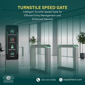 Kuwait City, Technical, Smart Turnstile Speed Gates For Kuwait Commercial And Government Facilities