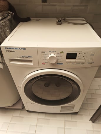 Hamad Town, Appliances, BHD 30,  Campomatic Dryer 9kg + Free Vacuum | نشافة كامبوماتيك ٩ كيلو + مكنسة مجان