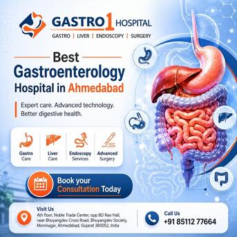 Ahmedabad, Health, Advanced Care At Best Gastroenterology Hospital In Ahmedabad