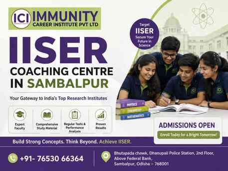 Mumbai, Creative, Trusted IISER Coaching Centre In Sambalpur | Immunity Career Institute