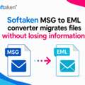 Softaken MSG To EML Converter Migrates Files Without Losing Information.