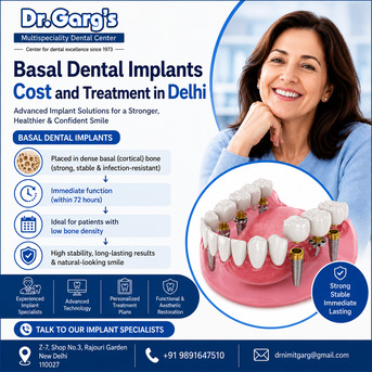 New Delhi, Dental, Basal Dental Implants Cost And Treatment In Delhi