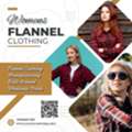 Flannel Apparel Crafted For Large-Scale Retail Distribution