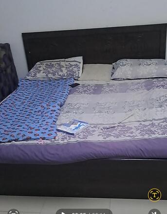 Al Yarmouk, Furniture, SAR 300,  Double Bed With Matress For Sale