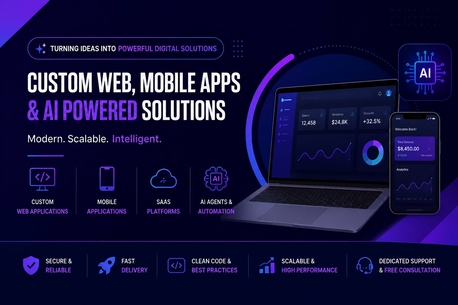 Riyadh, Web Design & Development, I Will Develop Mobile Apps Custom Web Saas Platforms And Ai Powered Solutions