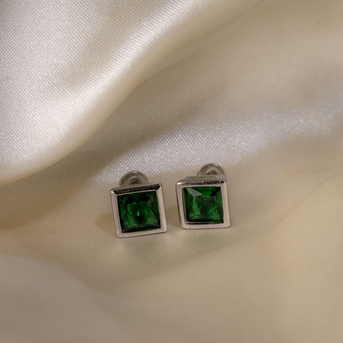 Mumbai, Jewelry, INR 999,  Green Envy Gemstone Studs