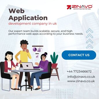 London, Web Design & Development, Web Application Development Company In UK | Zinavo