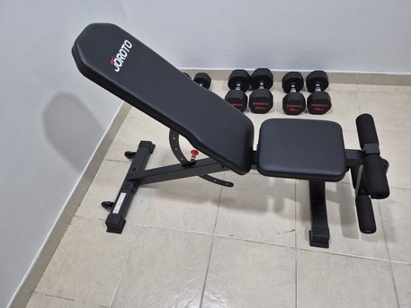 Riyadh, Sporting Goods, SAR 2200,  Complete Home Gym Set For Sale