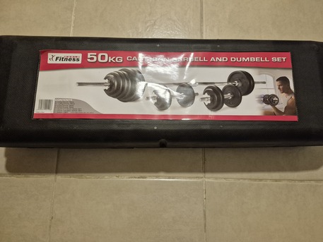 Riyadh, Sporting Goods, SAR 2200,  Complete Home Gym Set For Sale