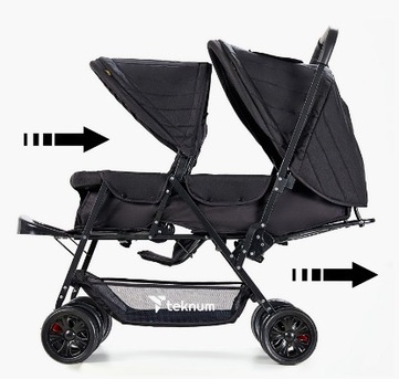 Al Andalus, Baby & Kid Stuff, SAR 400,  Teknum Double Stroller