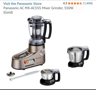 Al Nakheel, Appliances, SAR 175,  Panasonic Mixer Grinder