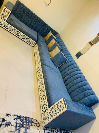 Riyadh, Household Items, SAR 1,  Blue  Sofa Majlis